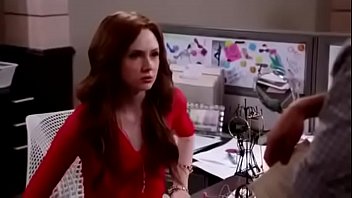 Karen gillan shaking her ass