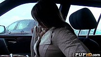 Hot girl fucks in car for money 2