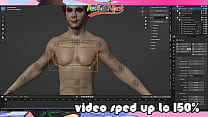 I'm learning to make 3d gay porn